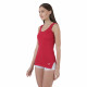 Vink Women's Cotton Camisole Red with U Neck